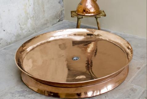 Copper Shower Tray 1190mm Diameter